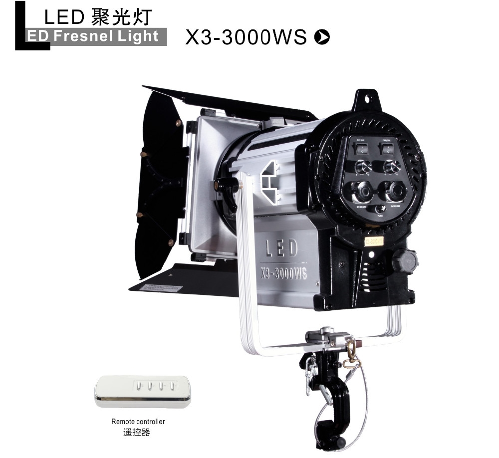ĐÈN NiceFoto LED fresnel light X3-3000WS 5600k